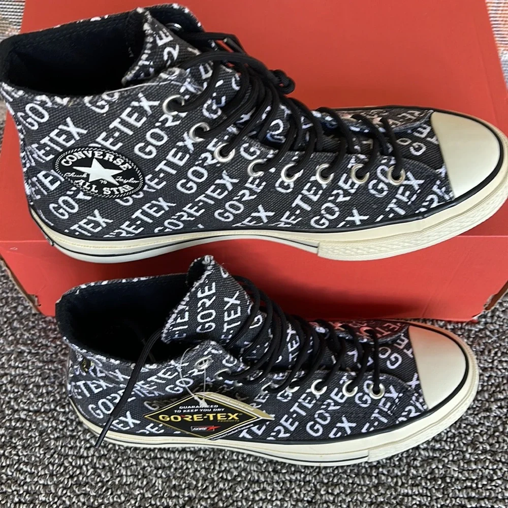 Converse Men’s 162347C
CHUCK 70 HI
BLACK/WHITE/BROWN Sneakers - Picture 3 of 16